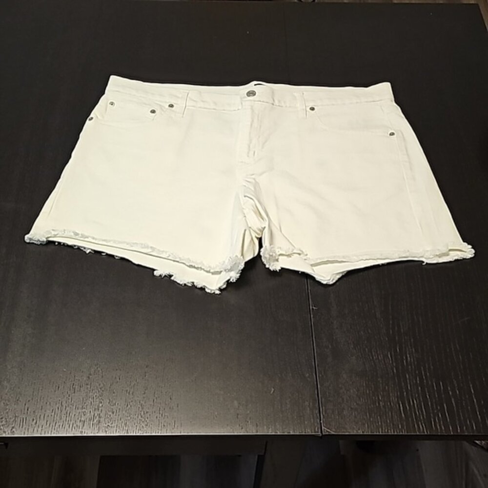 GAP White Denim Shorts